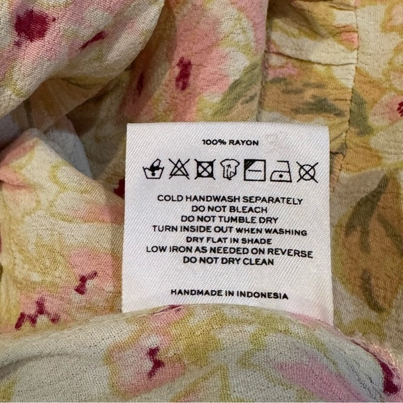 Faithfull Saint Tropez Midi Dreas in Adele Floral Print - Size 6 - Picture 7 of 7